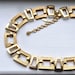 Monet Mid Century Modern Gold Choker