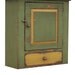 Primitive farmhouse wall cabinet cupboard furniture painted country decor Early American reproduction