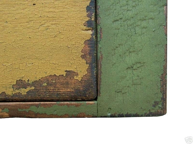 Primitive farmhouse wall cabinet cupboard furniture painted country decor Early American reproduction