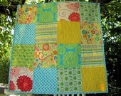 32x32 Custom Order Baby Quilt You Choose Fabrics