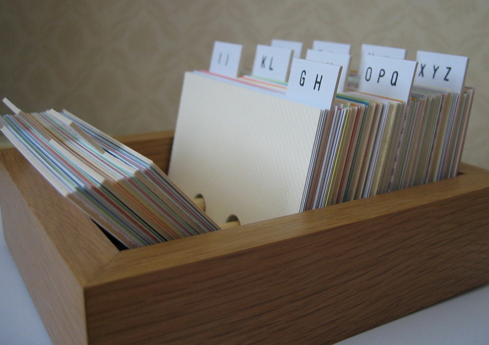 Small address book box