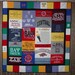 Throw size patchwork quilt made from your shirts - CUSTOM ORDERS