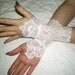 ROMANTIC white bridal lace cuffs French lace bridal gloves victorian cuffs victorian gloves gothic cuffs white lace gloves