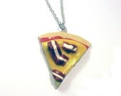 Single Pizza Slice Necklace