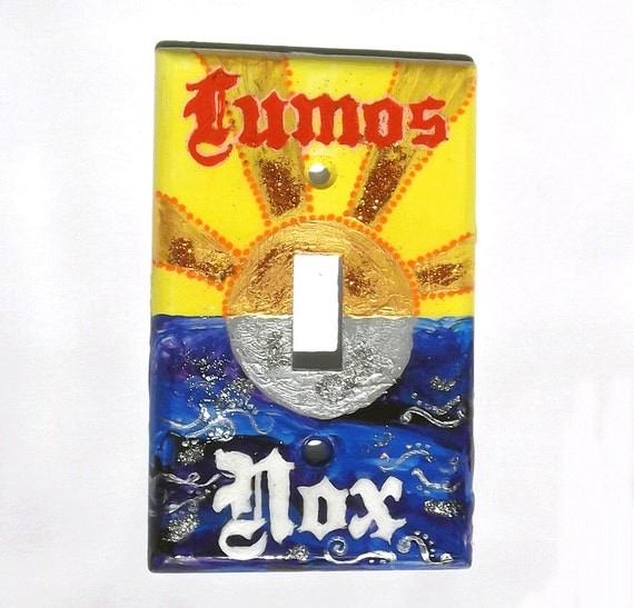 Lumos and Nox Lightswitch Plate