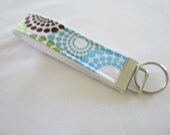 Spa Dots Wristlet Key Chain