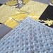 Clearance Aviary Damask Patchwork Quilt backed with minky