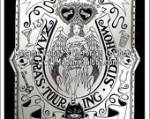Zamora's Full House Circus Sideshow Poster