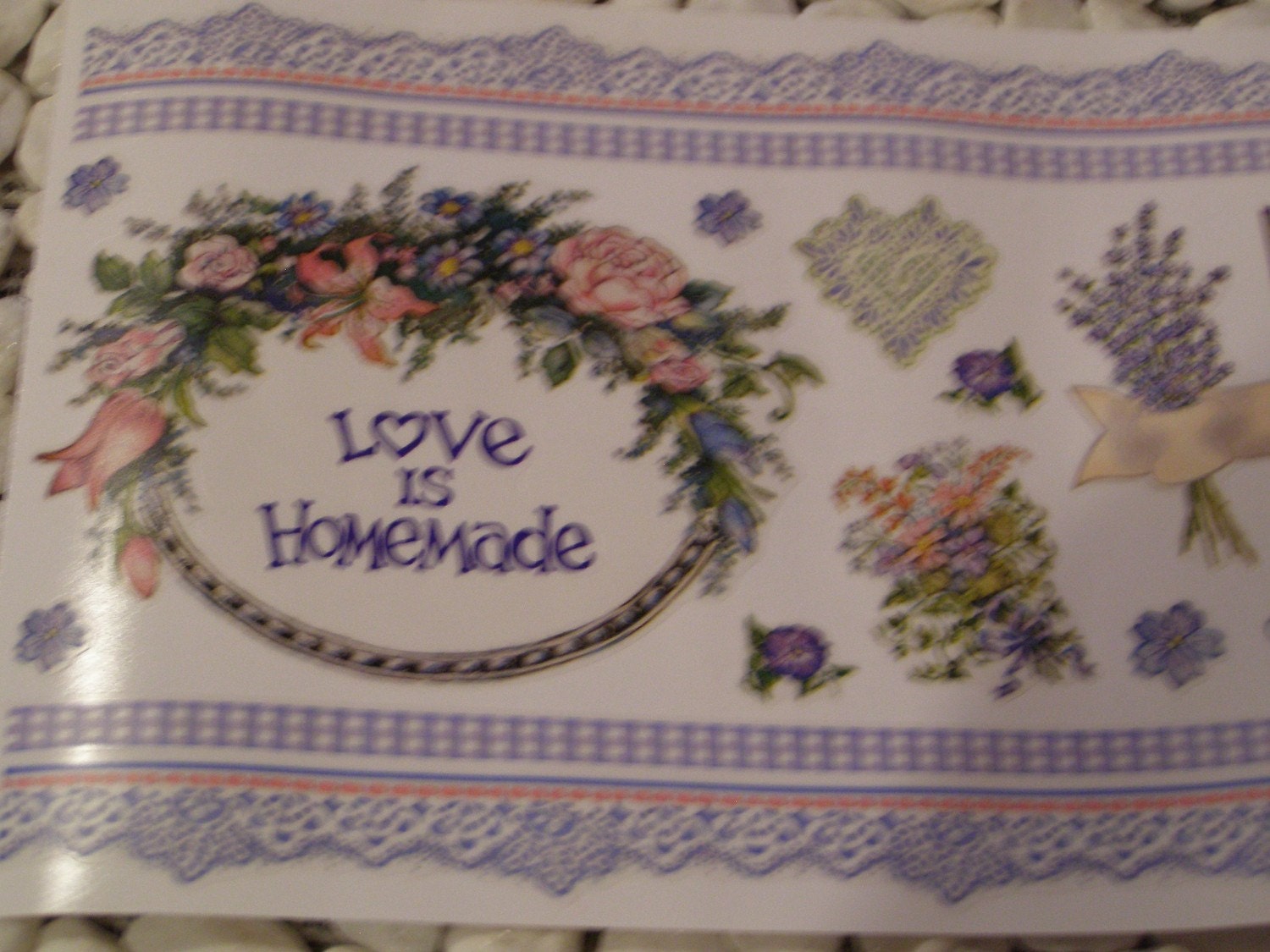 PSX Labels and Lace Stickers 1 design, 2 sheets