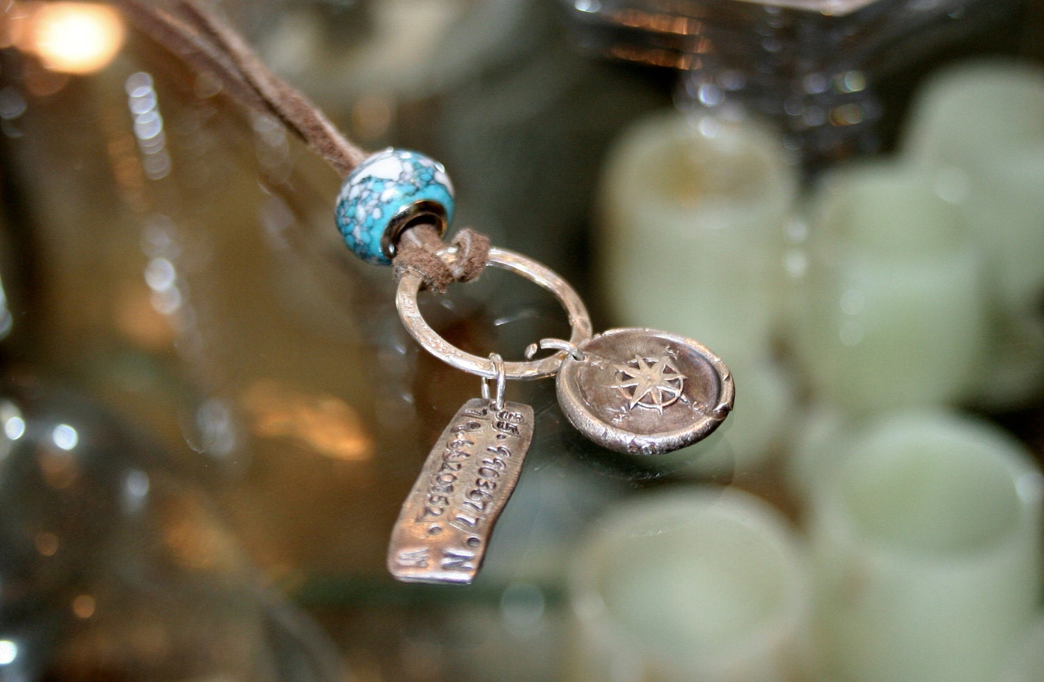 Find Your way Wax seal compass , lattitude. longitude