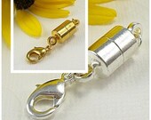 2 Magnetic clasp converters set silver gold strong