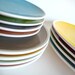 The Sylvie Collection- Set of Two Solid Dinner Plates You Choose Your Colors