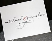 Personalized or Monogrammed Stationery Great for Couples
