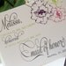 5 Will You Be My Bridesmaid Cards Personalized Customized with Bold Peonies