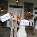 Wedding Mr. and Mrs. Signs Great Photo Prop on Thick Foam Core Board