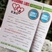 Wedding Mad Libs PDF FILE Print Yourself Hearts Colors are Customizable