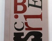 Letterpress Scribe Notebook