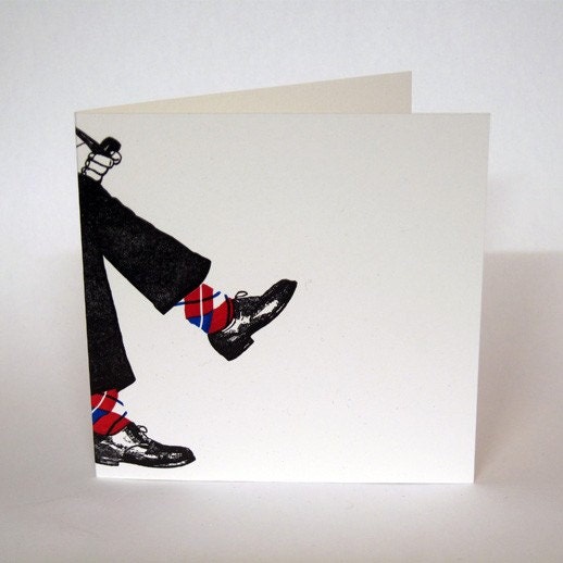 Letterpress Festival Cards - Socks