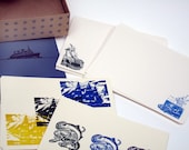 Letterpress Nautical Stationery Set