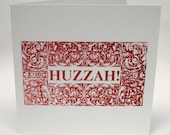 Letterpress Typeset Cards - Huzzah