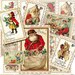 CHRISTMAS POSTAGE STAMpS Collage Digital Images -printable download file-