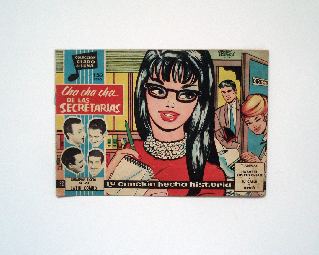 FOUND IN SPAIN -- 1950s Spanish comic book for teens - Claro de la Luna - 1956