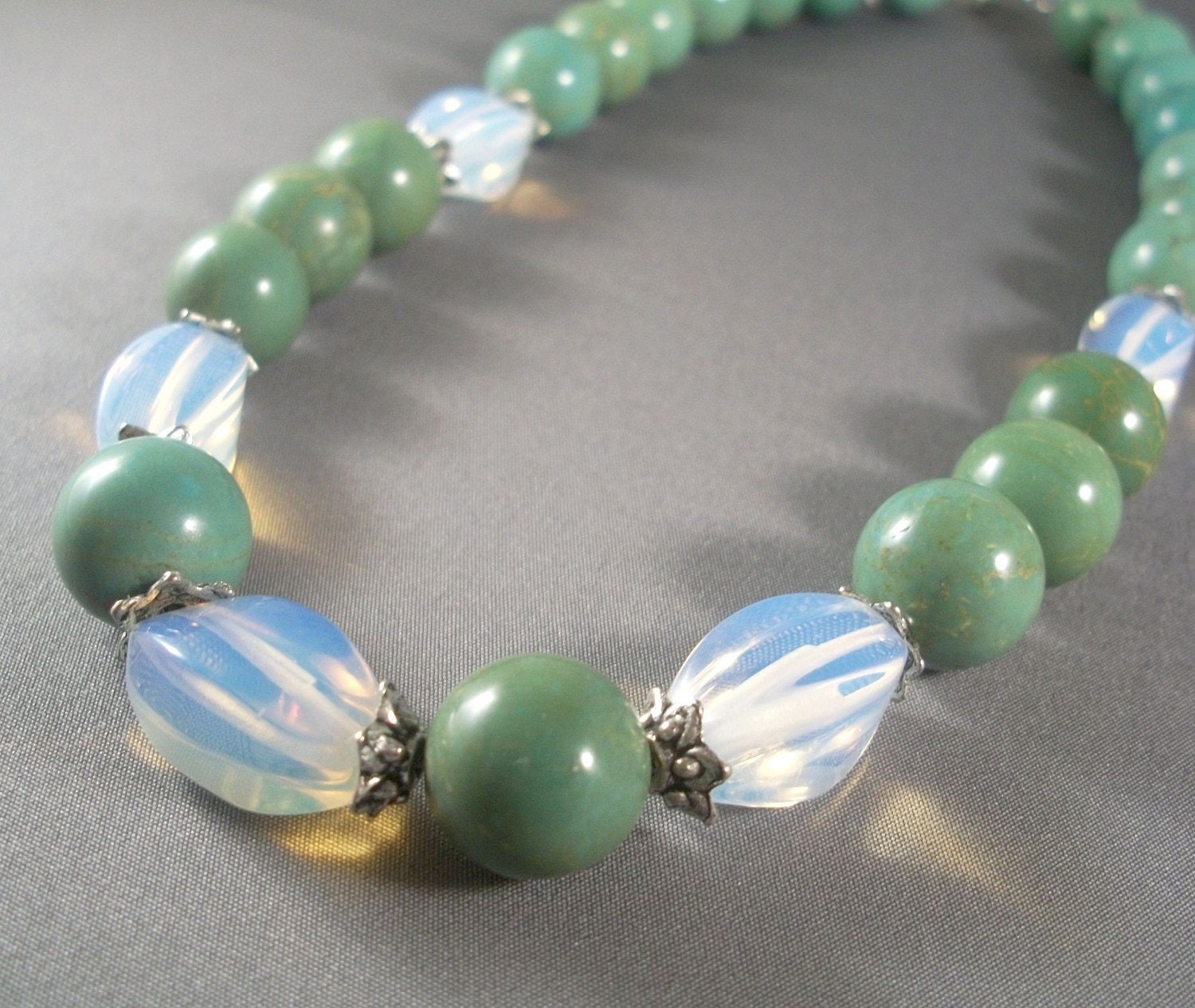 Turquoise Lites Necklace