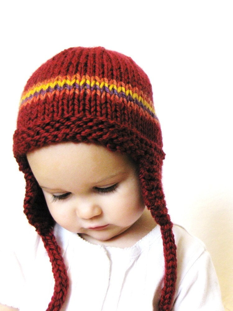 knit baby earflap hat or photo750 knit baby earflap hat or photo750