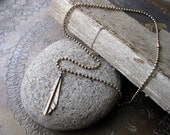 Small Woodpecker Flight Feather Pendant