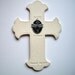 Monogrammed White Cross