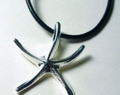 Silver Starfish Necklace