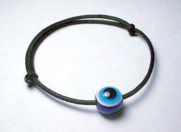 Handmade Evil Eye Bracelet: Adjustable