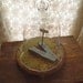 Vintage Industrial Metal Cloche Display
