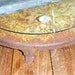 Vintage Industrial Metal Cloche Display