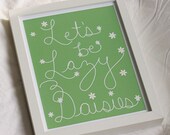 Lazy Daisies - 8x10 Print