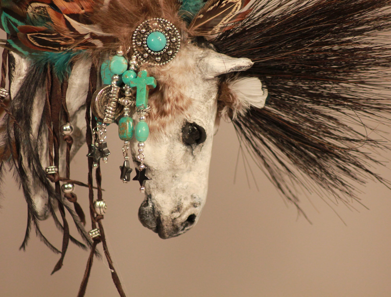 Native American Ghost Horse ornament