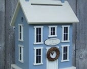 Wedding Card Holder Box Birdhouse - The Original - Personalized -  Choose your Colors.