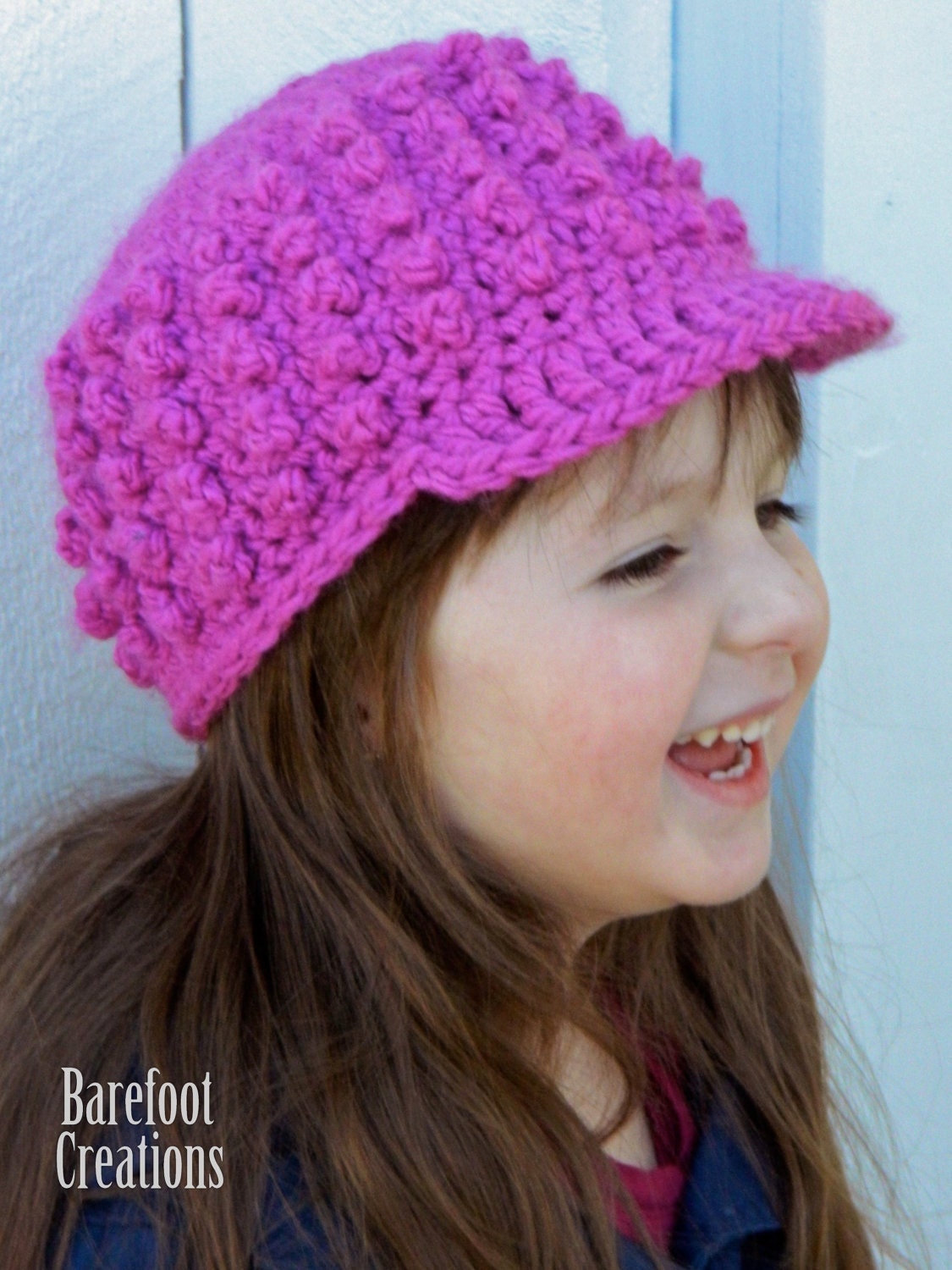 Nubby Newsboy Hat - Custom colors - Newborn to Adult