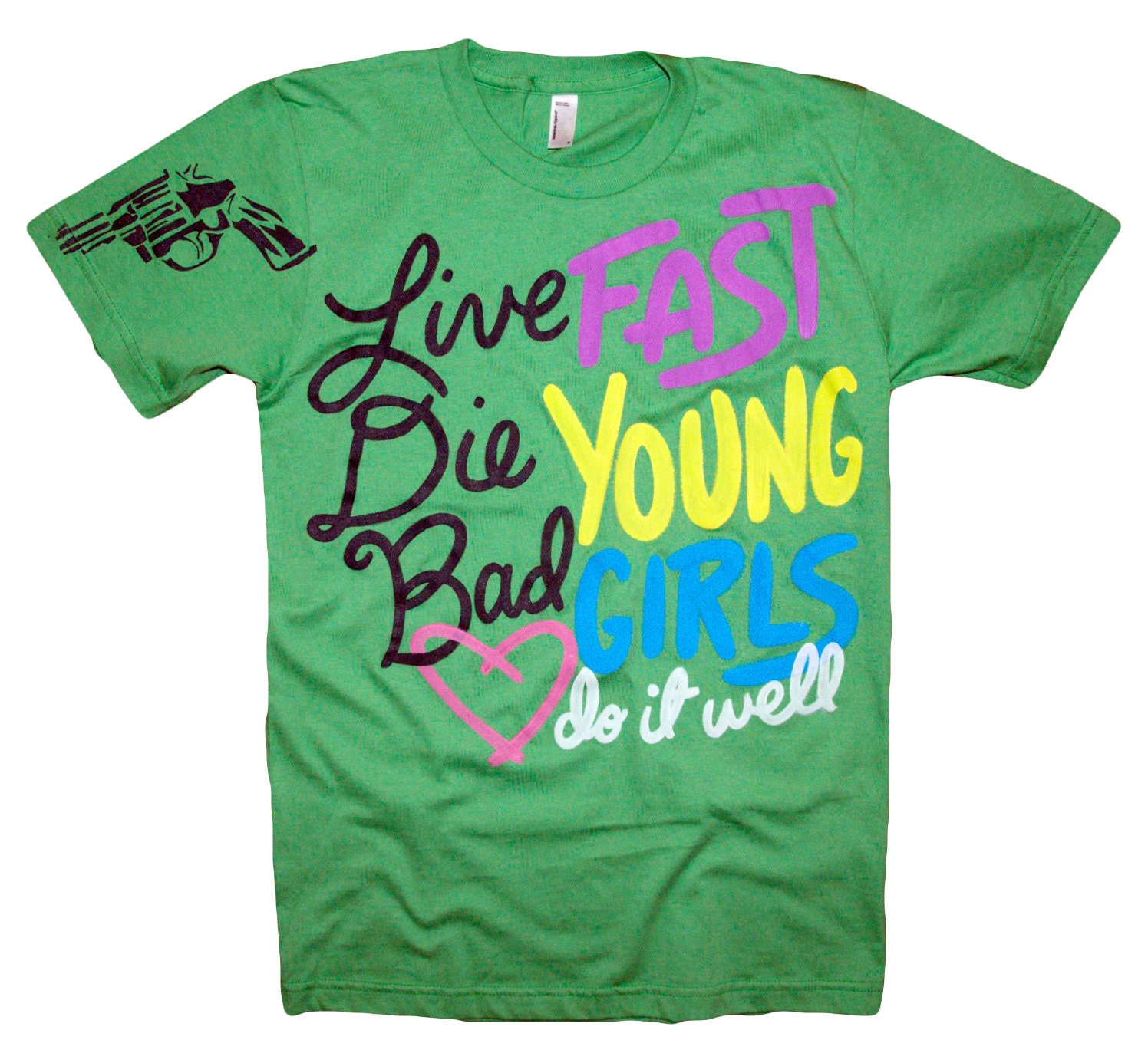 M.I.A. - Live Fast, Die Young, Bad Girls T-Shirt (XS-XL)