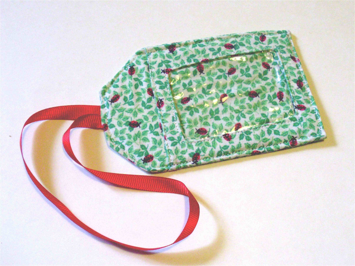 Ladybug Luggage Tag