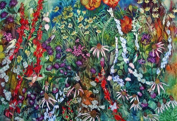 Prairie II an original watercolor painting
