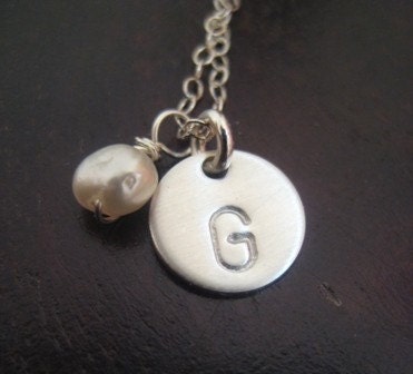 Petite Initial in Sterling Silver