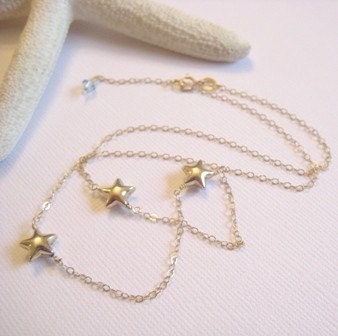 Sofie's Starry Necklace in 14K GOLD FILLED inspired by the film Mamma Mia