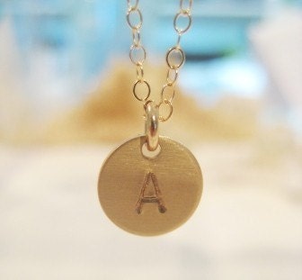 Petite Initial in 14k GOld FIlled
