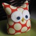 mini owl....Amy Butler fabric....party favor....stocking stuffer