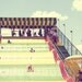 On the Big Yellow Slide: A Day at the Iowa State Fair - 8x10 Fine Art Carnival Photography Print - Home Decor Photo