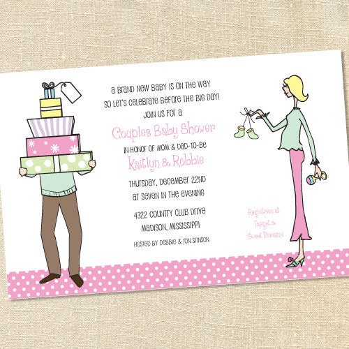 Sweet Wishes 20 Couples Baby Shower Invitations - Custom Quantities (As Low as 1.19 Each) Il_170x135