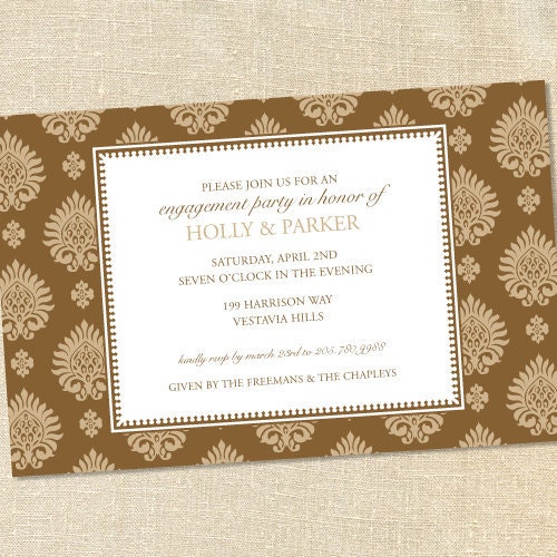 Sweet Wishes 20 Modern Bridal Couples Shower Engagement Rehearsal Dinner Invitations - Custom Quantities (As Low as 1.19 Each) Il_170x135