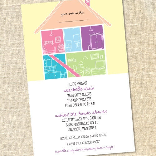 Sweet Wishes 20 Around the House His and Hers Bridal Shower Invitations - Custom Quantities (As Low as 1.19 Each) Il_570xn