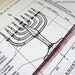 Project Menorah - Hanukkah Architecture Construction Card